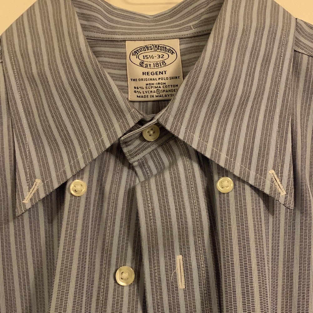 Brooks Brothers Regent No iron shirt.